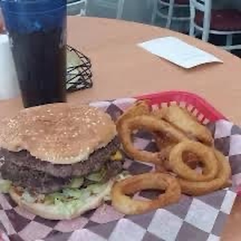 Roshell's Cafe & Deli - This is the Ranch Steer Burger with Onion Rings. This is my order every time I go! - Cafes Near Me - Mobile, Alabama Roshell's Cafe & Deli - This is the Ranch Steer Burger with Onion Rings. This is my order every time I go! - Cafes Near Me - Mobile, Alabama