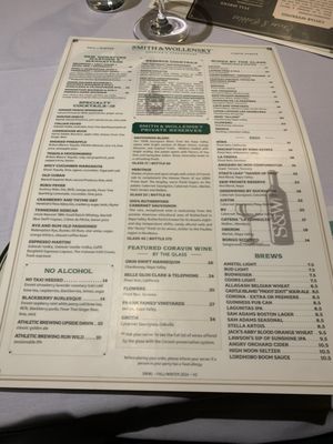 Menu photo 1 Smith & Wollensky - Wellesley Wellesley, MA