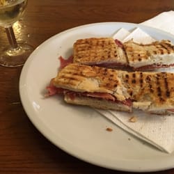 Enoteca Fontana - Prosciutto and Parmesan panini.