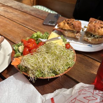 Mezzo - The BLTA and salad. - Sandwiches Near Me - Berkeley, California