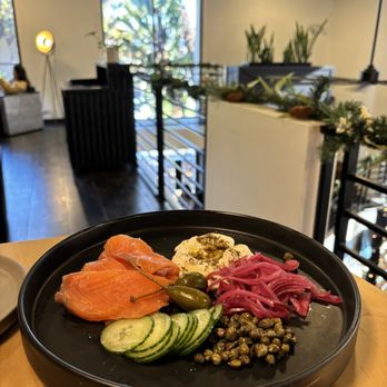 Renegade By Devout Coffee - Smoked salmon plate - Coffee & Tea Near Me - Fremont, California Renegade By Devout Coffee - Smoked salmon plate - Coffee & Tea Near Me - Fremont, California