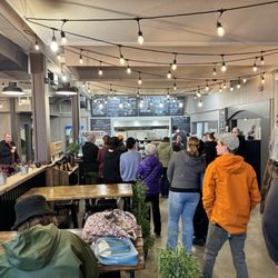 Bigfoot Donuts - The lines are fer real and the place has style