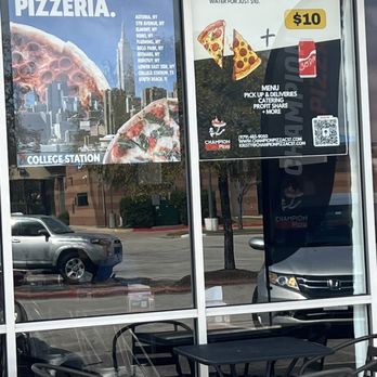 Champion Pizza - Exterior - Pizza Near Me - College Station, Texas Champion Pizza - Exterior - Pizza Near Me - College Station, Texas