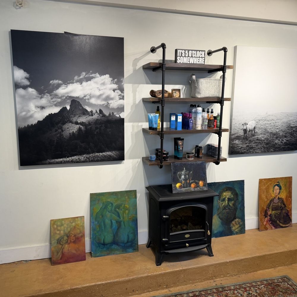 The Shoppe - Just some of their fantastic art. - Men's Hair Salons Near Me - Santa Rosa, California The Shoppe - Just some of their fantastic art. - Men's Hair Salons Near Me - Santa Rosa, California