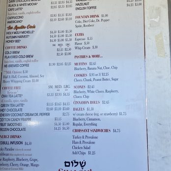 Hebrews - the menu of a restaurant - Coffee & Tea Near Me - Mount Pleasant, Texas