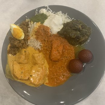 Krish’s Indian Bistro - Buffet selections   Lamb Saagwala Butter Chicken Chicken Tikka Masala Mint Chutney - Indian Near Me - Sewell, New Jersey