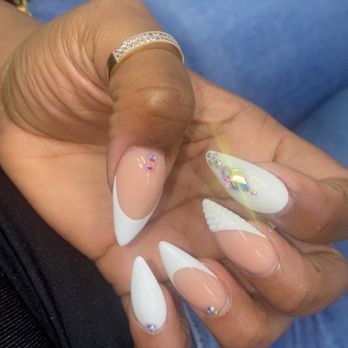 Top Nails & Tan - N4 base white gel - Nail Salons Near Me - Douglasville, Georgia Top Nails & Tan - N4 base white gel - Nail Salons Near Me - Douglasville, Georgia