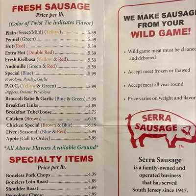 Serra Sausage by null