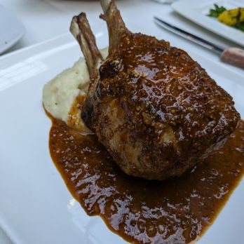 Il Terrazzo Carmine - Stuffed pork chops with mashed potatoes - Italian Near Me - Seattle, Washington Il Terrazzo Carmine - Stuffed pork chops with mashed potatoes - Italian Near Me - Seattle, Washington