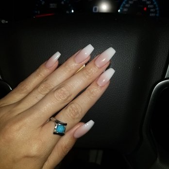 4ever Nails - Natural ombre acrylics. - Nail Salons Near Me - Santa Ana, California
