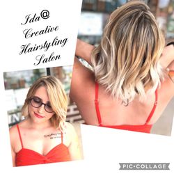 Creative Hairstyling Salon - Sombre highlights &haircut by Ida