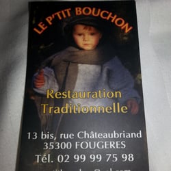Le P'tit Bouchon - Adresgegevens!