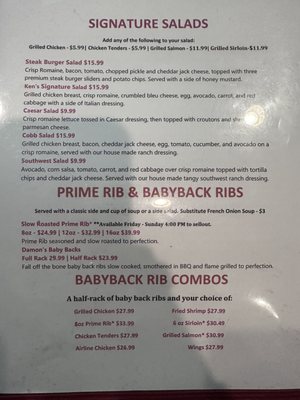 Menu photo 3 Damon's Grill Hazleton, PA