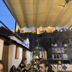 Tetería El Bañuelo - Terrace with Alhambra view