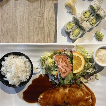 Akaihana Sushi & Grill - California & salmon teriyaki lunch combination (#4) - Sushi Bars Near Me - Phoenix, Arizona