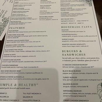 Chef Geoff's West End - Regular menu - New American Near Me - Washington, DC, District of Columbia