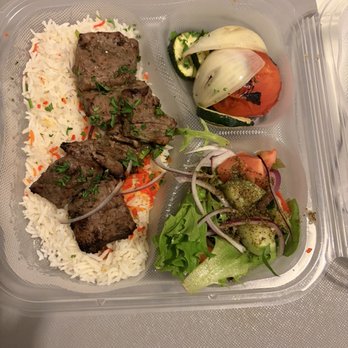 Fresh Off the Boat Fish Grill - ~ Filet Mignon Entrée - Mediterranean Near Me - Placentia, California