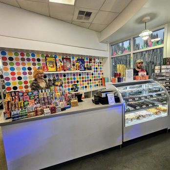 The Candy Store - This is the cashier counter and expensive chocolates display case. - Candy Stores Near Me - Roanoke, Virginia The Candy Store - This is the cashier counter and expensive chocolates display case. - Candy Stores Near Me - Roanoke, Virginia
