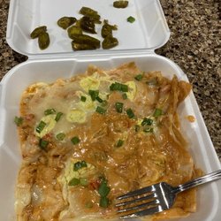 Luna De Noche Mexican Restaurant - Crawfish nachos.