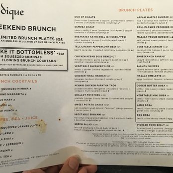 Dakshin - Brunch menu - Indian Near Me - Washington, DC, District of Columbia
