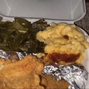 Soul 2 Go - 2 fried fish, max n cheese, greens - Soul Food Near Me - South Holland, Illinois Soul 2 Go - 2 fried fish, max n cheese, greens - Soul Food Near Me - South Holland, Illinois