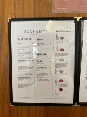 Menu photo 2 Alchemy Café Columbus, OH