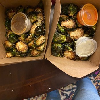 Golden West Cafe - Crispy Teriyaki and Buffalo Brussel sprouts - Cafes Near Me - Baltimore, Maryland Golden West Cafe - Crispy Teriyaki and Buffalo Brussel sprouts - Cafes Near Me - Baltimore, Maryland