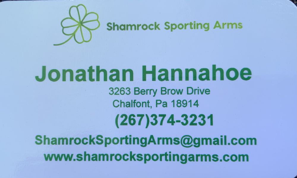 SHAMROCK SPORTING ARMS Updated October 2024 3263 Berry Brow Dr