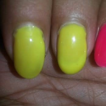 Nail House & Spa - Can't shape nails right or fill them in correctly. never go here. Go to Crystal nails down the block instead - Nail Salons Near Me - Merrick, New York