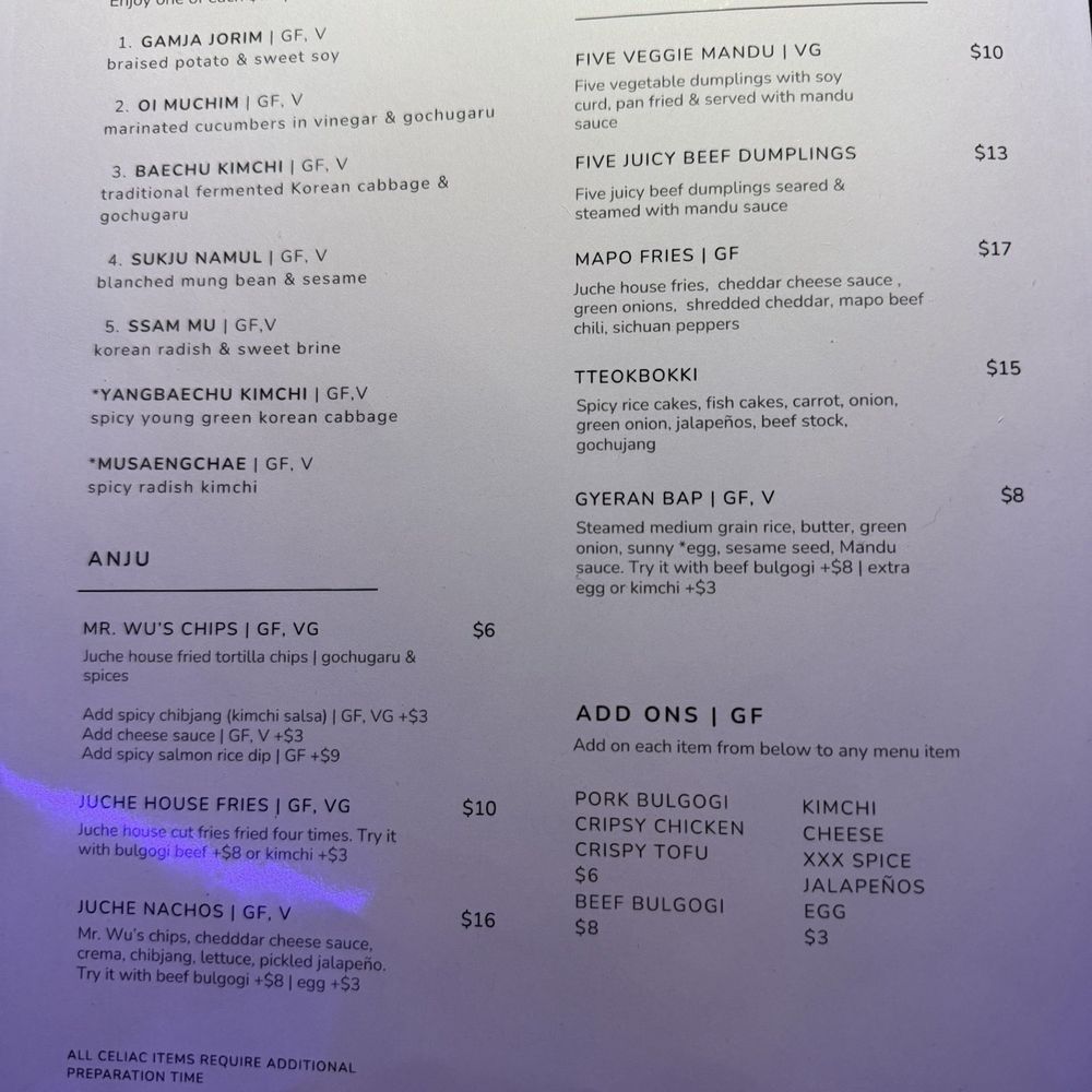 Juche St Paul - Menu - Korean Near Me - Saint Paul, Minnesota Juche St Paul - Menu - Korean Near Me - Saint Paul, Minnesota