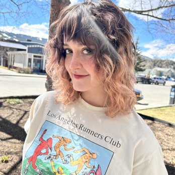Chopping Block Salon - Shag with natural curls - Makeup Artists Near Me - Breckenridge, Colorado Chopping Block Salon - Shag with natural curls - Makeup Artists Near Me - Breckenridge, Colorado