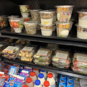 City Cafe - a variety of food items on display - Food Court Near Me - Houston, Texas