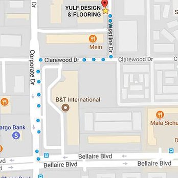 Yulf Design & Flooring - a map of the location - Flooring Near Me - Houston, Texas Yulf Design & Flooring - a map of the location - Flooring Near Me - Houston, Texas