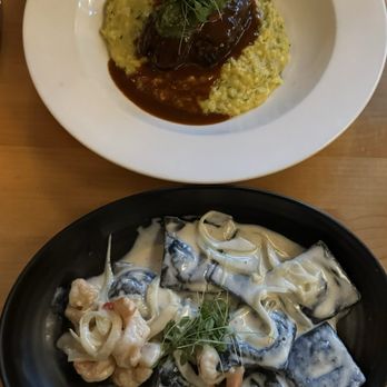 ÀLAVITA - Black Ravioli & Elk Osso Bucco a la Milanese - Italian Near Me - Boise, Idaho ÀLAVITA - Black Ravioli & Elk Osso Bucco a la Milanese - Italian Near Me - Boise, Idaho