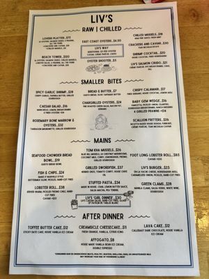 Menu photo 6 Liv's Long Beach, CA