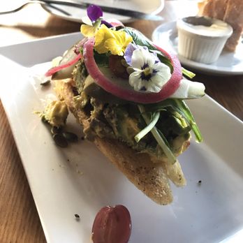 Bar Acuda - Pan con Avocado (etc.) -- good, maybe a bit heavy on the bread but a nice start to our meal. - Tapas Bars Near Me - Hanalei, Hawaii