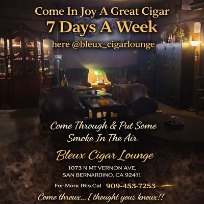 Menu photo 4 Bleux Cigar Lounges San Bernardino, CA Menu photo 4 Bleux Cigar Lounges San Bernardino, CA