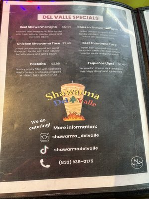 Shawarma Del Valle