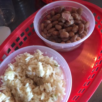 BOCA by Chef Maria Mazon - Sides of beans and rice... not too flavorful but went well with their magnificent sauces. - Mexican Near Me - Tucson, Arizona