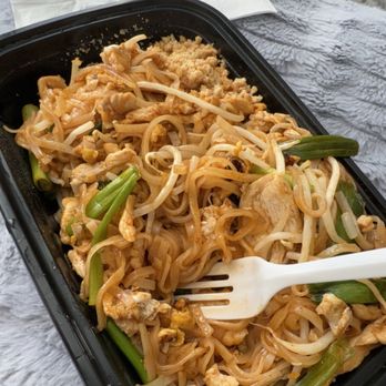 Aroy Thai Restaurant - Pad Thai with chicken - Thai Near Me - College Park, Maryland Aroy Thai Restaurant - Pad Thai with chicken - Thai Near Me - College Park, Maryland