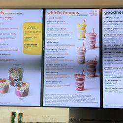 Jamba Juice - Menu
