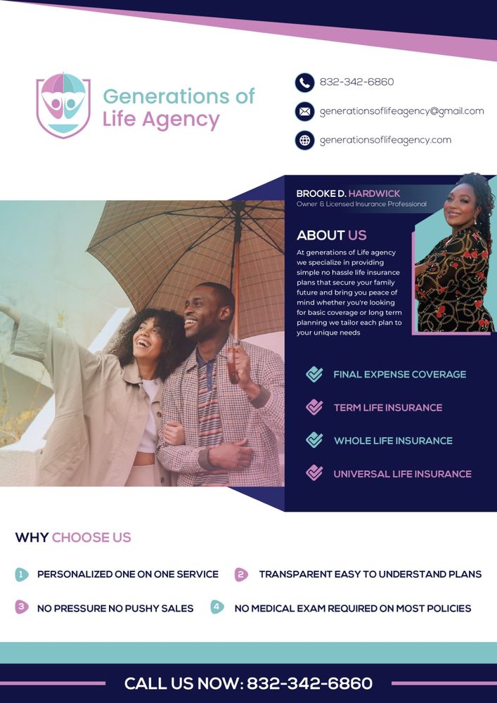 GENERATIONS OF LIFE AGENCY - Updated September 2025 - Request a Quote ...