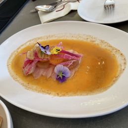 Chilled Yellowtail Crudo Chilled Yellowtail Crudo