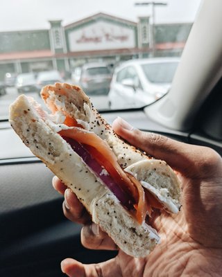 Photo of Waimea Coffee Co - Kamuela, HI, US. Lox bagel