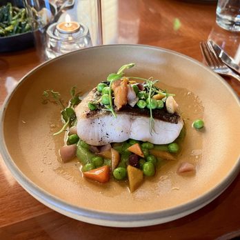 Madera - Farallon Islands Black Cod - New American Near Me - Menlo Park, California Madera - Farallon Islands Black Cod - New American Near Me - Menlo Park, California
