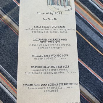 Boonville Hotel & Restaurant - Tasting menu for the evening - Hotels Near Me - Boonville, California