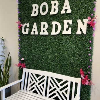 Boba Garden - Cute photo op! - Bubble Tea Near Me - Fresno, California