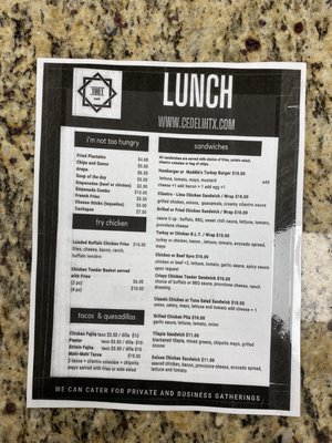 Menu photo 1 1981 Café Houston, TX Menu photo 1 1981 Café Houston, TX