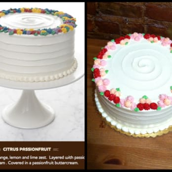 Baked - What I ordered/what I got. The decoration wasn't too big a deal but frosting was whipped, airy, not sweet buttercream I expected - Bakeries Near Me - Brooklyn, New York Baked - What I ordered/what I got. The decoration wasn't too big a deal but frosting was whipped, airy, not sweet buttercream I expected - Bakeries Near Me - Brooklyn, New York