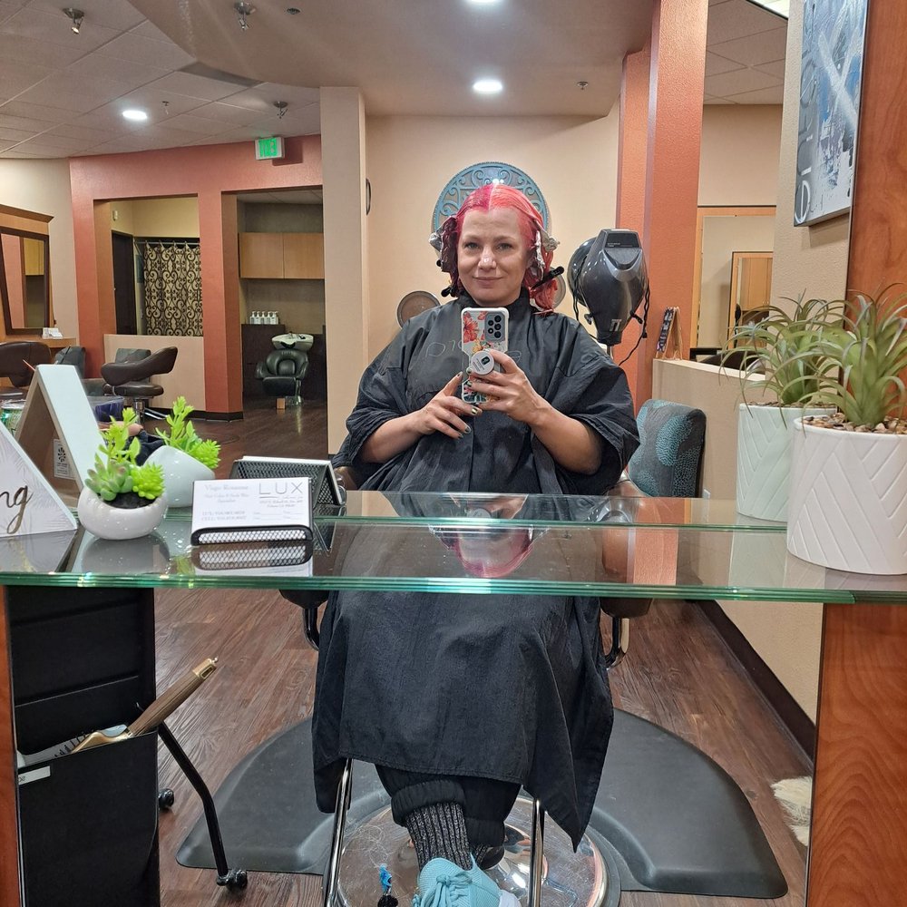 LUX Salon And Spa - In the middle of getting my hair done by Virgo - Skin Care Near Me - Folsom, California LUX Salon And Spa - In the middle of getting my hair done by Virgo - Skin Care Near Me - Folsom, California